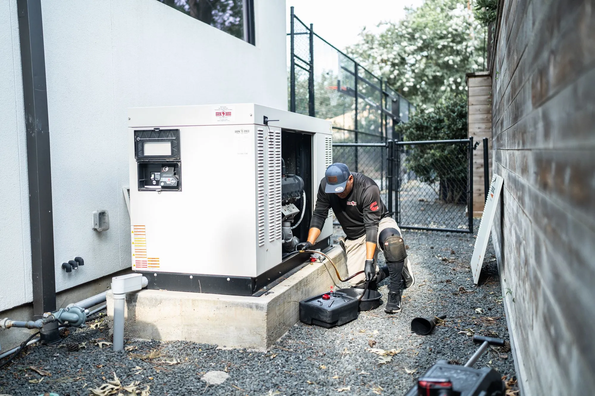 Generator scheduled maintenance