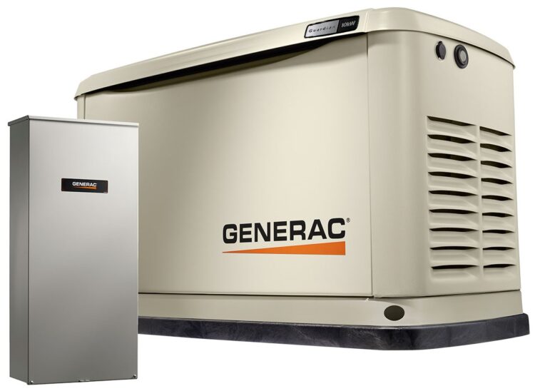 Guardian 10kW Home Backup Generator with 16-circuit Transfer Switch WiFi-Enabled